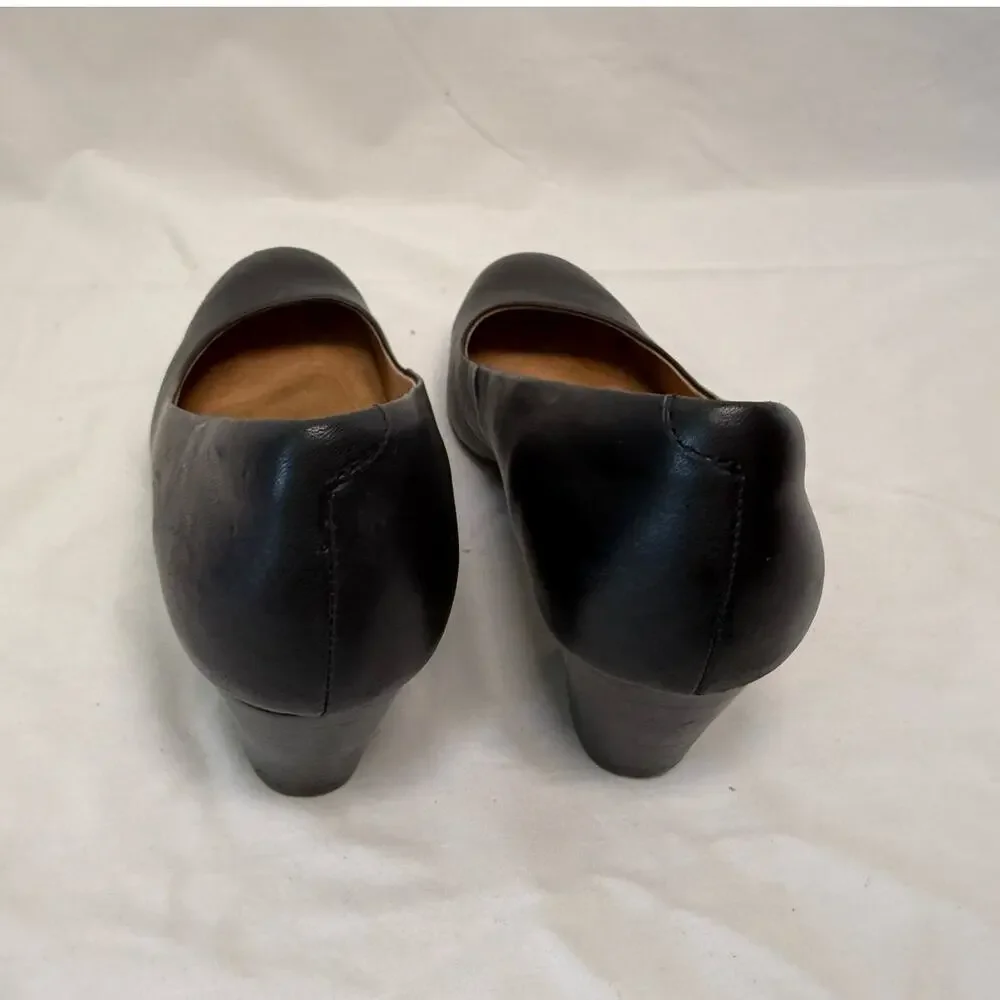 Sofft Comfort by Design Leather Pumps, Black, Size 8.5
